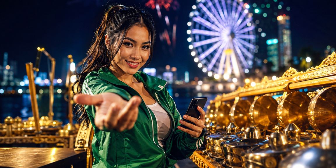 Pengguna menikmati platform taruhan olahraga sambil berbagi referral di pantai